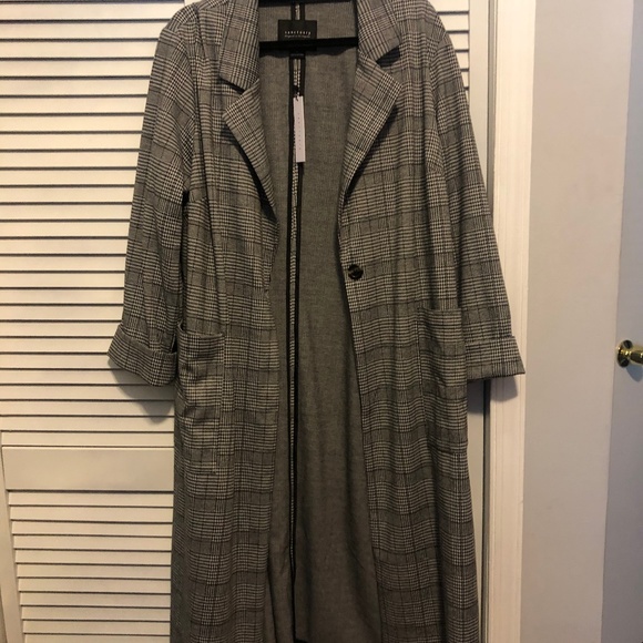 Sanctuary Jackets & Blazers - Sanctuary Plaid Coat (size 1x)